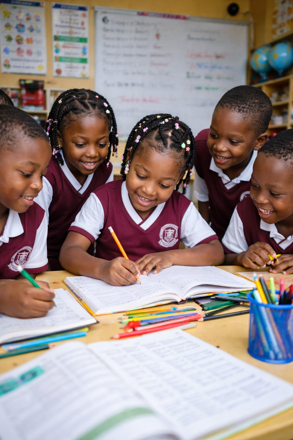 Lower Primary pupils participating in structured learning