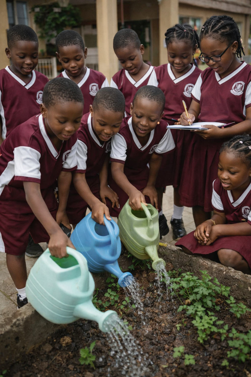 Upper Primary learners engaged in collaborative learning